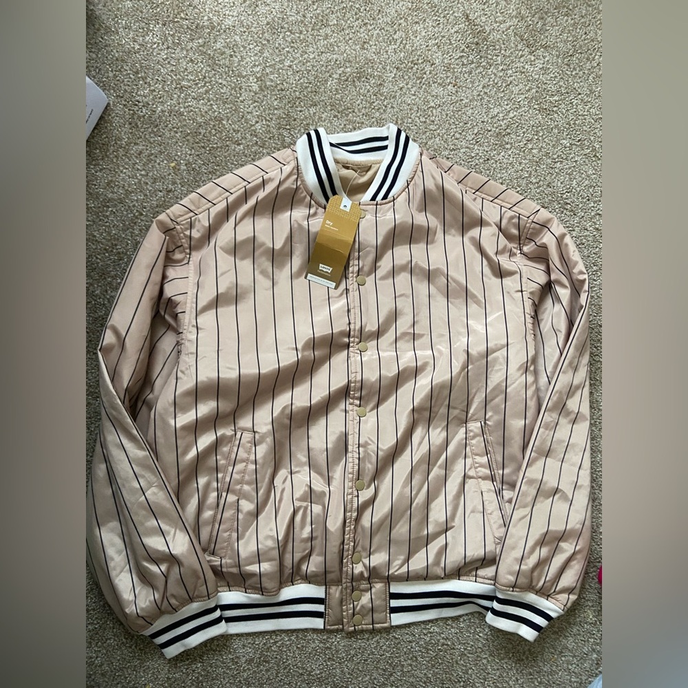 Levi Good Tag Pacifica Reversible Bomber Jacket New With Tags Men’s M